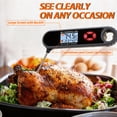 thumbnail image 5 of AGCAN Digital Meat Thermometer, Instant Read Meat Thermometer with Countdown and Timing Functions, Food Thermometer for Cooking, BBQ, Grilling, Baking, Gifts for Him Dad, 5 of 10