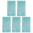 thumbnail image 2 of BAETEUY 1/5 Packs 1x2m Fringe Rain Curtain Streamers Backdrop Tinsel Foil Fringe Curtains Sparkling Metallic Tassel Wavy Backdrop Curtain Photo Props, 2 of 8