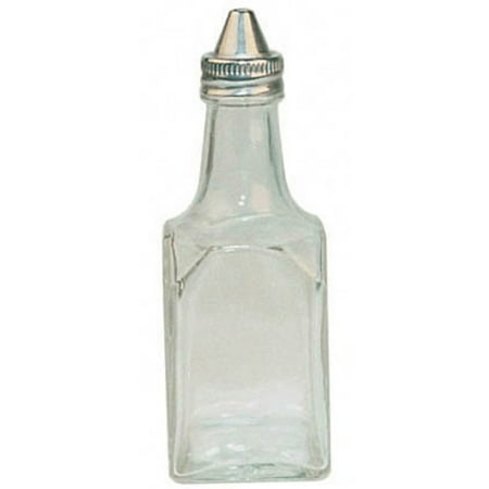 

Winco G-104 6 Oz Square Oil And Vinegar Cruet with Cone Top Pack of 1