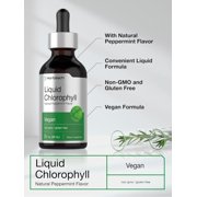 Liquid Chlorophyll | 2 oz | Natural Peppermint Flavor | by Horbaach