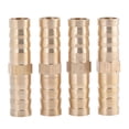 thumbnail image 2 of Reducing Plug Connector Brass Fitting Hose Barb Tail Reducer Reducing Plug Connector 6mm-8mm 4 Pcs, 2 of 8