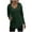 Army Green, variant on Women's Loose Casual Long Sleeve Waffle Sweatshirt Tops with Drawstring Hooded V-Neck Fall Pullover Hoodies