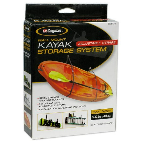 CargoLoc 32524 Sangles de Rangement Murales pour Kayak