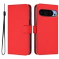 thumbnail image 2 of Wallet Case Compatible for Google Pixel 9 Pro, PU Leather Magnetic Closure Protective Flip Folio Case with 3 Card Holder and Wrist Strap Cover Women Men,Red,For Google Pixel 9 Pro, 2 of 7