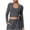 Dark Gray-workout clothes, variant on Wrap Tops for Women Workout Long Sleeve Yoga Top Self Tie Dance Ballet Pilates Shirt Y2k Athletic Gym Clothes
