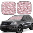 thumbnail image 6 of Kdxio Kawaii Pig Print 2-Piece Sun Shade Front Windshield - Foldable Car Front Window Sunshades for Most Sedans SUV Truck, 6 of 6