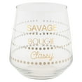 thumbnail image 3 of Karma  Chic Stemless Wine Glass Bad and Boozy, 3 of 5