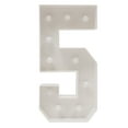 thumbnail image 2 of Dwellnix LED Light Up Numbers 50, Battery-Powered, 39.37in Tall, Retro Style, Warm Glow Perfect for Birthday Party and Anniversary Celebrations, 2 of 5