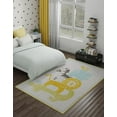 thumbnail image 4 of Unique Loom Whimsy Kids Collection Area Rug - Animals (7' 10" x 10' Rectangle Ivory/Yellow) Perfect For Kids Bed Room/Nursery Room/Living Room/Class Room/Play Room, 4 of 5