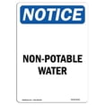 thumbnail image 1 of SignMission OS-NS-D-35-V-15101 Avis Non-Potable Signe OSHA de l'Eau, 1 of 1