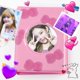 thumbnail image 3 of Álbum de fotos mini Kpop (pajarita) Instax de 7,6 cm, álbum de fotos pequeño con llavero, álbum de accesorios Kpop con 40 bolsillos, miniálbumes de fotos, álbum de fotos Kpop, 3 of 5