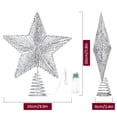 thumbnail image 3 of Decoración para árbol de Navidad Luxspire, estrella iluminada por LED, 30 cm, 3 of 9