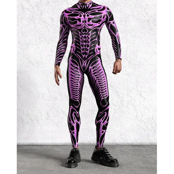 Disfraz Cool Cyber Armour para Hombre, mono de Cosplay, Steampunk, Punk, Halloween, carnaval, fiesta, espectáculos, traje Zentai