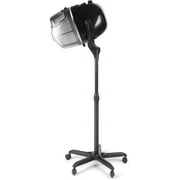 Artist Hand Bonnet Hair Dryer Adjustable Professional Salon Hooded Dryer Stand Up Rolling Base with Timer, Temperature Function