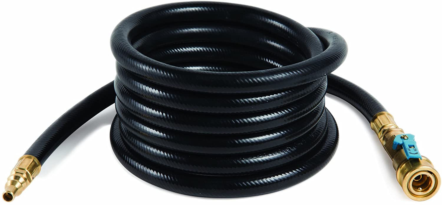 Camco 10ft Heavy Duty QuickConnect RV Propane Hose, Connects RV