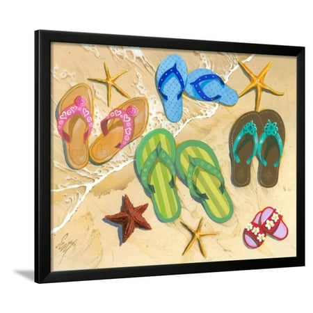 Flip Flop Family Framed Print Wall Art By Scott Westmoreland Flip Flop Family Framed Print Wall Art By Scott Westmoreland