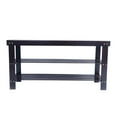 thumbnail image 4 of Tcbosik Slatted Bamboo 3-Tier Shoe Rack Bench in Coffee Brown Finish, High-Capacity Entryway Organizer & Seat - 35.43"L x 11.02"W x 17.72"H, 4 of 10