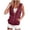 Red, variant on Women's Casual Zip Up Hooded Sleeveless Vest Jacket with Pockets Lightweight Relaxed Fit Sleeveless Outerwear for Women Everyday Travel Work Army Green L