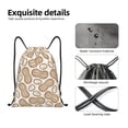 thumbnail image 5 of Drawstring Backpack - Peanuts7 Splash Proof Small Drawstring Gym Bag for Women Men, Cinch Sports String Bag Backpack for Travel Swimming Beach, 5 of 8