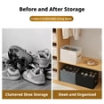 thumbnail image 6 of Shoe Organizer for Closet, Large Shoe Box Storage Containers, Foldable Shoes Storage Organizer Box Bin, Space Saving Shoes Holder, 6 of 8