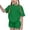 Green, variant on Asxite Girls Summer Outfits Casual Solid Short Sleeve Round Neck Tee Shorts Set 2 Piece 3-15 Y