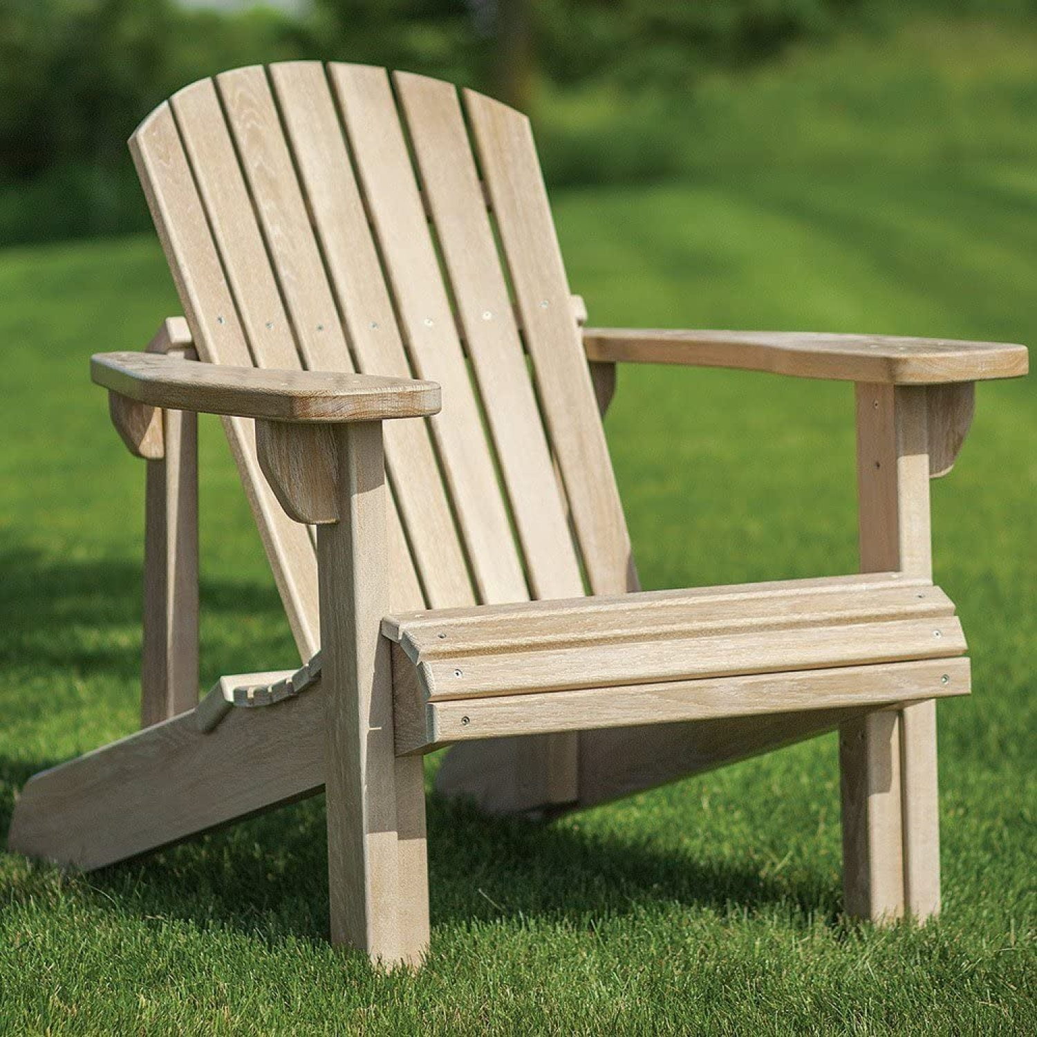 Adirondack Chair Plans with Templates EasytoBuild Classic Wooden Adirondack Chair Wood