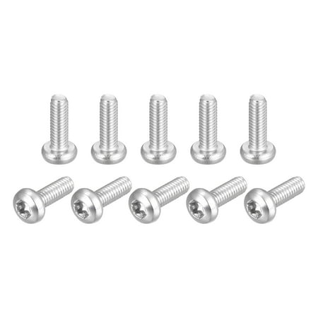 

M4x16mm Torx Security Machine Screws 20 Pack 316 Stainless Steel Pan Head Tamper Proof Screw Fasteners Bolts