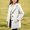 White, variant on Kids Double Breasted Wool Blend Pea Coat with Notched Lapel and Side Pockets Mid-Long Trench Overcoat Winter Outerwear for Children White 14-15 Years