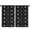 Black, variant on Blackout Kids Curtains,Pink Purple Cat Eye Skull Butterfly Pattern Childrens Insulated Curtains Set Of 2,Bedroom Essentials,Toddler Room Decor 42"x54"