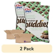 (2 pack) Muddy Buddy Variety Pack Includes Peanut Butter & Chocolate, Brownie, MInt and Cookies & Cream | Pack of 4