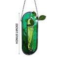 thumbnail image 3 of SMKE Test Tube Planter,Wall Mounted Vase,Indoor Garden,Minimalist Decor,Glass Hanging Planter,Arched Plant Propagation Station 7.87in Wall Hanging Test Tube Vase for Hydroponic Plants Home Decor Red, 3 of 5