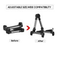 thumbnail image 3 of Yeacher Adjustable Folding Instrument Stand for Guitar Ukulele Violin Bass Classic Folk Electric Guitars Foldable Stand Holder A-frame Bracket Universal Compact Space-saving, 3 of 8