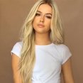 thumbnail image 3 of LHCER Heat Resistant , Soft Blonde Natural Looking Durable Long , Stylish Daily Use For Parties Cosplay, 3 of 5