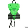 Stearns Youth Heads Up Series Life Jacket, Green/Black