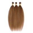 thumbnail image 4 of mechones de pelo ZevPiul, rubio miel, rizado y liso, 40-50 cm, 4 of 6