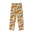 thumbnail image 6 of Daiia Pumpkin Corn Daisy Men's Sleep Pant with Pockets and Drawstring,Pajama Pants-Small, 6 of 9