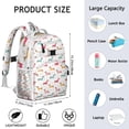 thumbnail image 6 of Colorful Funny Dachshund Backpack for School,Cute School Bag,Schoolbag with Adjustable Shoulder Straps & Padded Back,15.25"x11.5"x5.25", 6 of 6