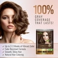 thumbnail image 2 of Herbishh Hair Color Shampoo for Grey Hair – Hair Dye Shampoo with Bio-Active Ingredients – Long Lasting Color – Travel-Friendly Pack (20 x 30ml Sachets) + 5 Pack Hair Mask Sachets (Chestnut Brown), 2 of 6
