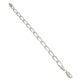 thumbnail image 1 of Sterling Silver Diamond Cut Link Bracelet, 1 of 1