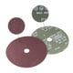 thumbnail image 4 of Discos de resina de óxido de 60 granos Uxcell con agujero central para lijado y pulido de aluminio marrón, 10 piezas, 4 of 4