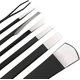 thumbnail image 3 of Juego de cuchillos de pedicura profesional de 7 piezas con bolsa de almacenamiento, cuchillos quitauñas de acero al manganeso, cuchillo de reparación de pies para callos de uñas inguinados, 3 of 5