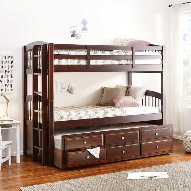 Furniture Bedroom Beds Frames Bases Micah Bunk Bed & Trundle (Twin/Twin