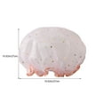 thumbnail image 3 of Matoen Shower Caps, Disposable and Reusable Waterproof Caps for Women, Waterproof and Convenient for Travel, 3 of 7