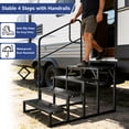 thumbnail image 2 of YOHKOH 4-Step RV Steps with Handrail – Portable Lightweight Stairs for Travel Trailers & Mobile Homes – Outdoor Non-Slip Steps for Hot Tubs & Deck Use, 2 of 7