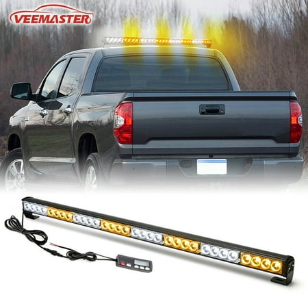 

LE-JX 35.5Inch 32 LED Traffic Advisor Emergency Hazard Warning Arrow Strobe Light Bar with Display Remote Control