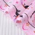 thumbnail image 5 of SIYUDAN Toddler Halloween Pajamas Toddler Ghost Pumpkin Print Satin Pajamas Girls Short Sleeve Button Down Loungewear with Shorts Set Size 3-4 Years Girls Pajamas, 5 of 8