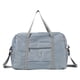 thumbnail image 2 of Bolsa de viaje plegable para mujeres y niñas | Bolsa deportiva ligera de mano | Capacidad de 25 l | Nailon resistente al agua | Bolsa de gimnasio para fin de semana | Negro, azul marino, gris y vino, 2 of 5