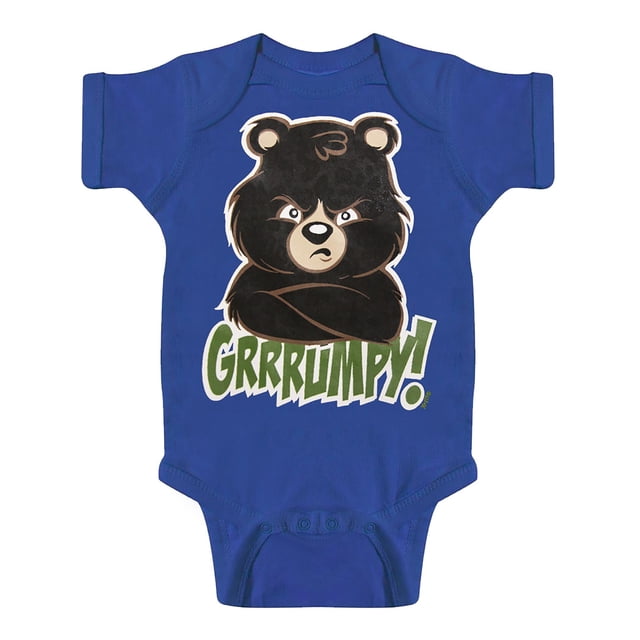 Body Ours Grrrumpy pour Tout-Petits - Royal - 18 Mois