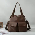 thumbnail image 4 of Bolso de hombro de nailon sólido para mujer, bolso de hombro de mujer versátil y de moda, bolso de mano minimalista informal de gran oferta, 4 of 5