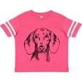 thumbnail image 3 of Inktastic Dachshund Sketch Portrait Boys or Girls Toddler T-Shirt, 3 of 5
